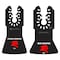 Diablo Diablo 2 in. W High Carbon Steel Oscillating Scraper Set Adhesive Removal 2 pc DOUSCRP2 - alternate 1